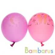 ШАРИК НАДУВНОЙ 10" НЕОН С РИС. АССОРТИ УП-100ШТ | фото №0