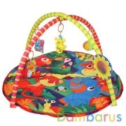 Развивающий коврик веселые ДЖУНГЛИ, 85*85 см, с игрушками на подвеске. Умка в кор.18шт | фото №0