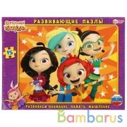 Развивающие пазлы в рамке Сказочный патруль. 15Д. 30*22*0,5см. Умные игры в кор.50шт | фото №0