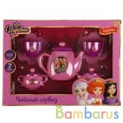 Набор посуды Царевны пластик, в русс. кор. 27,5*20*5см ИГРАЕМ ВМЕСТЕ в кор.2*30шт | фото №0