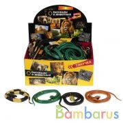 Игрушка пластизоль Играем вместе ЗМЕЯ-ТЯНУЧКА 58СМ, 4асс. с хэнтэгом в дисплее уп-50шт в кор.6уп | фото №0