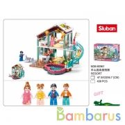 Конструктор дом+фигурки, 439дет. в русс. кор. в кор.12шт | фото №0