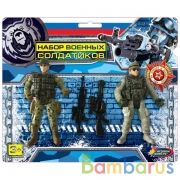 Набор солдатиков с оружием, блист.23*19*4см ИГРАЕМ ВМЕСТЕ в кор.2*60шт | фото №0