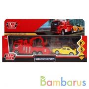 Машина металл ЭВАКУАТОР 11,5 см, подв.дет., ассорт., кор. Технопарк в кор.2*84шт | фото №0