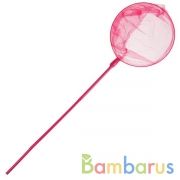 Сачок детский 25см, ручка 60см, цвет в ассорт."ИГРАЕМ ВМЕСТЕ" уп-20шт в кор.5уп | фото №0