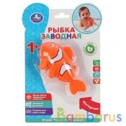 Заводная игрушка рыбка на карт. (русс. уп.) Умка в кор.2*120шт | фото №0
