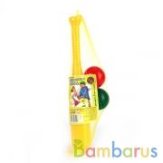 БЕЙСБОЛЬНАЯ БИТА + 2 ШАРА в кор.20шт | фото №0