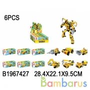 Конструктор робот в ассорт. в кор. в дисп уп-6шт в кор.24уп | фото №0