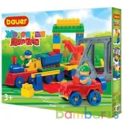 КОНСТРУКТОР ЖЕЛЕЗНАЯ ДОРОГА 7 КРОЙ в кор.4шт | фото №0