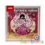 КАРТИНА ИЗ ПАЙЕТОК "МАЛЕНЬКАЯ ФЕЯ" в кор.8шт | фото №0