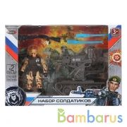 НАБОР СОЛДАТИКОВ С ОРУЖИЕМ (РАКЕТНОЕ УСТРОЙСТВО, РАКЕТЫ, ФИГУРКИ) В КОР. "ИГРАЕМ ВМЕСТЕ" в кор2*48шт | фото №0