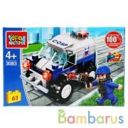 Конструктор ДЖИП спецназа, 63 дет. Город мастеров в кор.80шт | фото №0