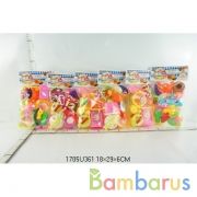 Набор посуды пластик, цвет в ассорт. в пак. в кор.2*96шт | фото №0