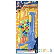 Дробовик с шариками на карт.41,5*18,3*3см ТМ "ИГРАЕМ ВМЕСТЕ" в кор.2*84шт | фото №0