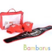 БОКСЕРСКИЙ НАБОР (ПОЯС, ПЕРЧАТКИ)  в кор.16шт | фото №0