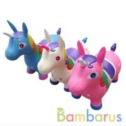 Мяч-прыгун Сказочный единорог, с рис., 1300г, в ассорт. в пак. в кор.15шт | фото №0