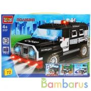 Конструктор "Город мастеров" джип спецназа (свет, звук, мотор), 72дет. в русс. кор. в кор.2*24шт | фото №0