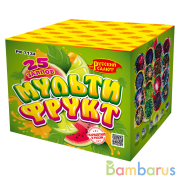 Русский салют РК7134 Батарея салютов Мультифрукт (0,8"х25) Фейерверк | фото №0