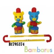 Каталка с ручкой в ассрт. 0357 в пак. в кор.2*36шт | фото №0