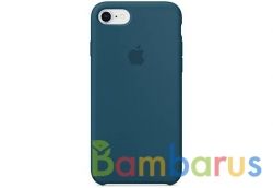 Чехол для Apple iPhone 7/8/SE 2020 Silicon Case Protect (Космический синий) | фото №0