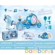 Карета для кукол, с куклой и лошадью, с аксесс., на бат. свет+звук 2206A в кор. в кор.2*10шт | фото №0