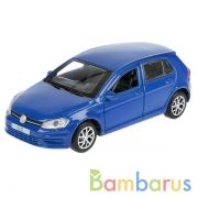 Машина металл "ХЭТЧБЕК", длина 12см, открыв. двери и багажник, инерц, СИНИЙ Технопарк в кор.2*36шт | фото №0