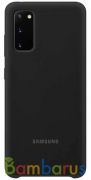 Чехол силиконовый Silicon Cover Protect для Samsung Galaxy S20 (Черный) | фото №0