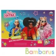 Альбом д/рис БАРБИ 40л, скл, диз 2, барби экстра Умка в кор.20шт | фото №0