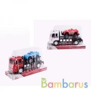 Трейлер инерц. с машиной, цвет в ассорт. в пласт. в кор.2*60шт | фото №0