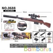 Ружье с глушителем, с оптич. прицелом 688 в кор. в кор.12шт | фото №0