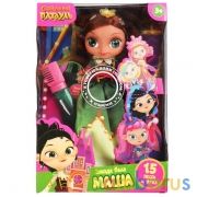 Кукла озвуч СКАЗОЧНЫЙ ПАТРУЛЬ Маша 32 см, 15 песен и фраз, расч. с блестками КАРАПУЗ в кор.18шт | фото №0