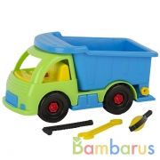 ИГРУШКА "САМОСВАЛ" (23 ПРЕДМЕТА, ОТВЕРТКА 1ШТ., ШЕСТИГРАННИК 1ШТ., КЛЮЧ ГАЕЧНЫЙ 1ШТ.) в кор.19шт | фото №0