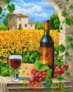 РИСОВАНИЕ ПО НОМЕРАМ НА ХОЛСТЕ, АРОМАТНОЕ ЛЕТО, РАЗМЕР 40*50 в кор.22шт | фото №0