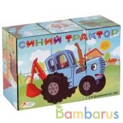Набор из 6-и кубиков пленка Синий ТРАКТОР ИГРАЕМ ВМЕСТЕ в кор.54наб | фото №0