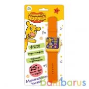 Музыкальные часики Оранжевая корова 25 песен,фраз,звуков.блист.бат. Умка в кор.2*90шт | фото №0