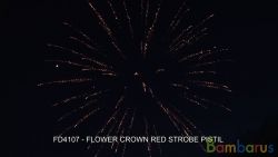 FD4107 FLOWER CROWN RED STROBE PIST 4шт | фото №0