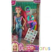 Кукла 29 см София, с акс, руки и ноги сгиб,с наклейками для одежды в кор КАРАПУЗ в кор.24шт | фото №0