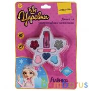 Косметика ДЛЯ ДЕВОЧЕК Царевны тени, тени с блестками, помада апплик блистер МИЛАЯ ЛЕДИ в кор.2*180шт | фото №0