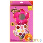 Косметика ДЛЯ ДЕВОЧЕК Царевны тени, тени с блестками, помада, апплик короб МИЛАЯ ЛЕДИ в кор.2*60шт | фото №0