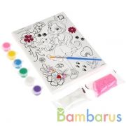 Набор д/тв-ва ЭНЧЕНТИМАЛС холст для росписи с глиттером с декором, 15*20 см MultiArt в кор.48шт | фото №0