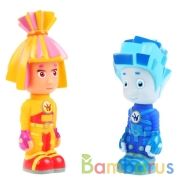 НАБОР ИЗ 2-Х ИГРУШЕК ДЛЯ ВАННЫ "КАПИТОШКА" (СИМКА И НОЛИК) В СЕТКЕ (РУСС. УП.) в кор.72наб | фото №0