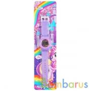 Часы показывают время и дату, на карт. 27*7*1,5см ТМ "ИГРАЕМ ВМЕСТЕ" в кор.4*180шт | фото №0