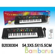 Электроорган  (220v) с микрофоном в русс. кор. в кор.36шт | фото №0