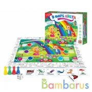 НАСТОЛЬНАЯ ИГРА. "В МИРЕ ЦВЕТА С АЛИСОЙ И НИКИТОЙ" в кор.10шт | фото №0