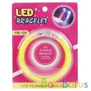 Игрушка со светом браслет, цвет в ассорт. на карт. в пак. уп-20шт в кор.2*18уп | фото №0