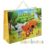 ПАКЕТ ПОДАРОЧНЫЙ "ИГРАЕМ ВМЕСТЕ" МИ МИ МИШКИ 46Х61Х20СМ, БУМ., ГЛЯНЦЕВЫЙ В ПАК. УП-12ШТ в кор.6уп | фото №0