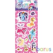 Мягкие многораз. наклейки 97*227мм МОЙ МАЛЕНЬКИЙ ПОНИ Умка уп-10шт в кор.40уп | фото №0