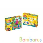 Набор с тестом для лепки и формочками русские сказки, 24 см МУЛЬТИ АРТ в кор.8шт | фото №0