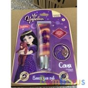 Косметика ДЛЯ ДЕВОЧЕК Царевны блеск для губ 13мл фиол,желт,роз бли МИЛАЯ ЛЕДИ в кор.4*24шт | фото №0