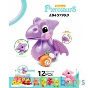 Игрушка заводная динозавр, в ассорт. 6619 в дисплее уп-12шт в кор.2*20уп | фото №0